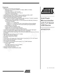 AT89C5131-TISIL Datasheet Cover
