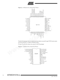 AT89C5131A-PLTUL Datasheet Page 6