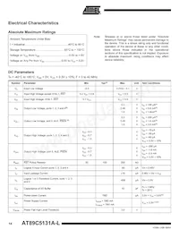 AT89C5131A-PLTUL Datasheet Page 13