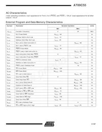 AT89C55-24JC Datasheet Pagina 19