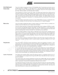 AT91F40816-33CI Datasheet Pagina 6