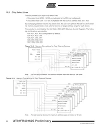 AT91FR40162S-CJ Datasheet Page 22