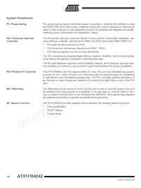 AT91FR4042-CI-T Datasheet Page 16