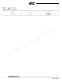 AT91FR4042-CI-T Datasheet Pagina 18