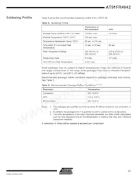 AT91FR4042-CI-T Datasheet Page 21