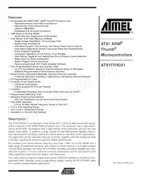 AT91FR4081-33CI Datenblatt Cover