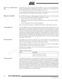 AT91M55800-33AI Datasheet Page 14