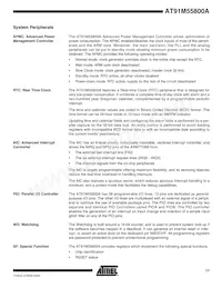 AT91M55800-33AI Datasheet Page 17