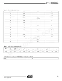 AT91M55800-33AI Datasheet Page 21