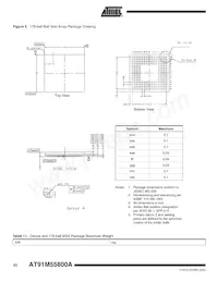 AT91M55800-33AI Datasheet Page 22