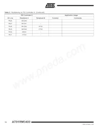 AT91RM3400-AU-002 Datasheet Page 14