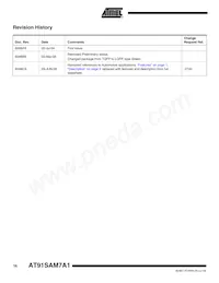 AT91SAM7A1-AU Datasheet Page 16