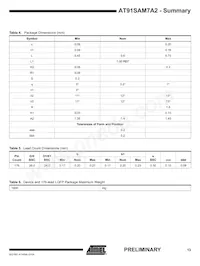 AT91SAM7A2-AU Datenblatt Seite 13