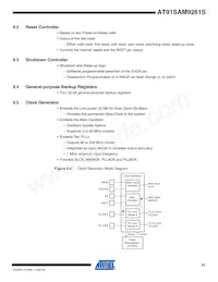 AT91SAM9261SB-CU Datasheet Pagina 21