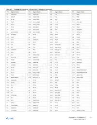 AT91SAM9M10B-CU Datasheet Page 13