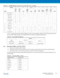 AT91SAM9M10B-CU Datasheet Page 20