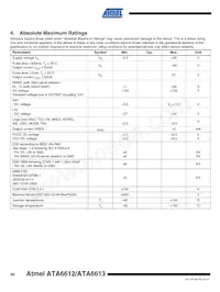 ATA6613P-PLQW Datasheet Pagina 20