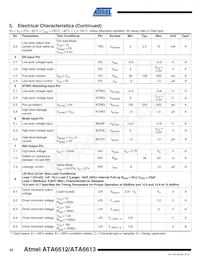 ATA6613P-PLQW數據表 頁面 22