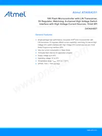 ATA664251-WGQW-1 Datasheet Cover
