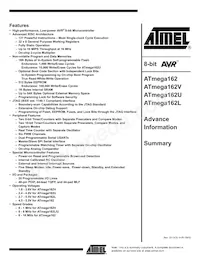 ATMEGA162V-8PI Datenblatt Cover
