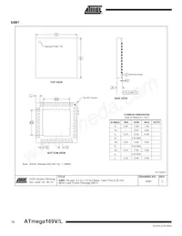 ATMEGA169V-1MC數據表 頁面 16