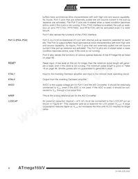 ATMEGA169V-8MU Datasheet Page 6