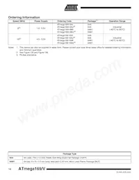 ATMEGA169V-8MU數據表 頁面 14