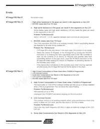ATMEGA169V-8MU Datasheet Page 17