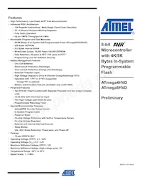 ATMEGA4HVD-4MX Datenblatt Cover