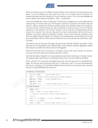 ATMEGA4HVD-4MX Datasheet Page 12