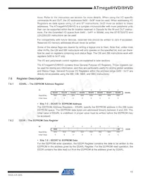 ATMEGA4HVD-4MX數據表 頁面 17