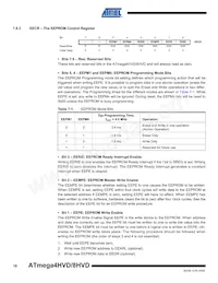ATMEGA4HVD-4MX數據表 頁面 18