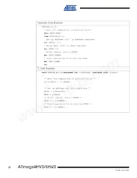 ATMEGA4HVD-4MX數據表 頁面 20