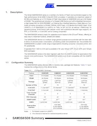 ATSAM3SD8CA-CU數據表 頁面 2