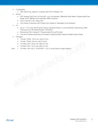 ATSAM4E8EA-CUR Datasheet Page 3