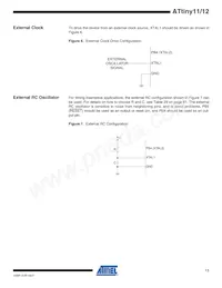 ATTINY11-6SU Datasheet Page 11