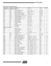 ATTINY22L-1SI Datasheet Page 7
