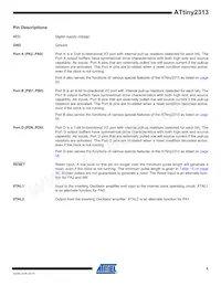 ATTINY2313V-10SI Datasheet Page 5