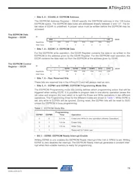 ATTINY2313V-10SI Datasheet Page 19
