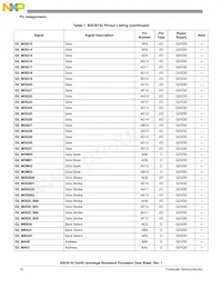 BSC9132NXN7MNMB數據表 頁面 12