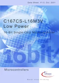 C167CSL16M3VCAFXUMA2數據表 封面