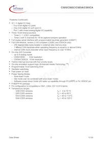 C505CALMCAFXUMA1 Datasheet Page 6