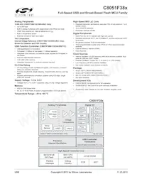 C8051F389-GQR Datenblatt Cover