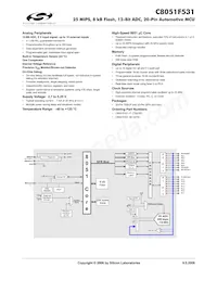 C8051F531-IT Datenblatt Cover