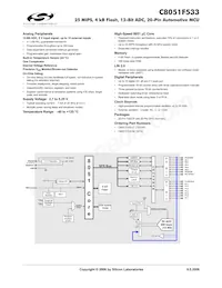 C8051F533-IT Datasheet Cover