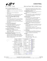 C8051F960-A-GQR Datasheet Cover