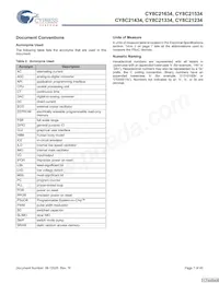 CY8C21434-24LCXIT Datasheet Page 7