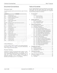 CY8C22213-24SIT Datenblatt Seite 7