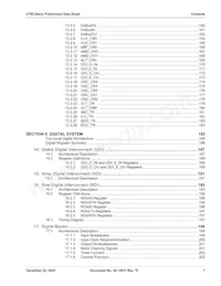 CY8C24423-24PVIT Datasheet Page 7