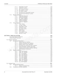 CY8C24423-24PVIT Datasheet Page 8